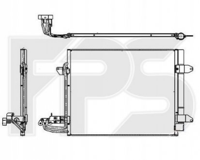 Конденсатор кондиціонера FPS Forma Parts System FP 74 K202
