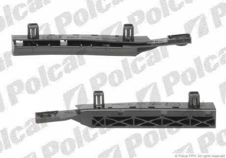Кронштейн бампера лівий, TIIDA, 07- 275807-7 POLCAR 2758077