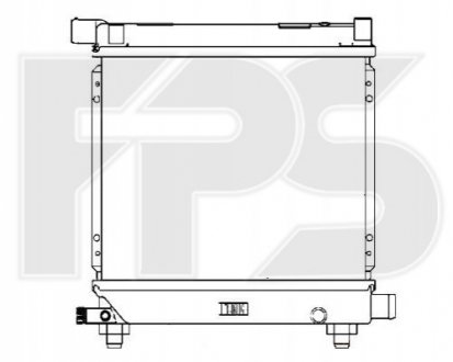 Радиатор охолодження FPS Forma Parts System FP 46 A216
