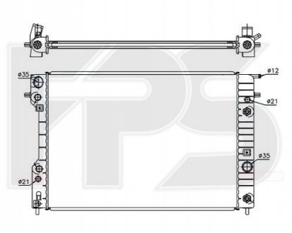 Радиатор охолодження FPS Forma Parts System FP 52 A319