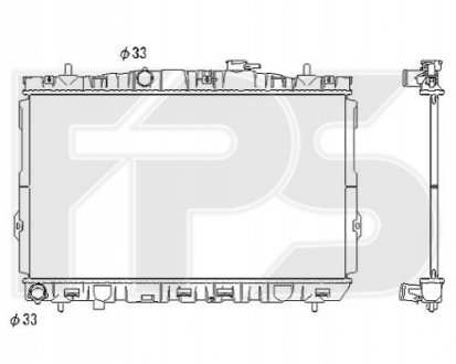 Радіатор охолодження FPS Forma Parts System FP 32 A676