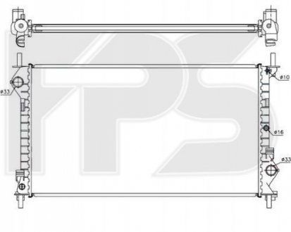 Радіатор охолодження FPS Forma Parts System FP 28 A317