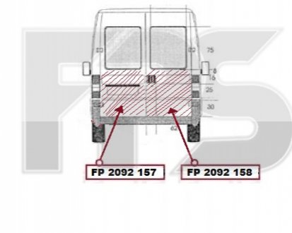 Ремчастина металева FPS Forma Parts System FP 2092 158