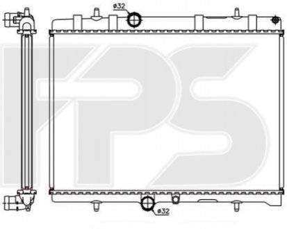 Радіатор охолодження FPS Forma Parts System FP 20 A308