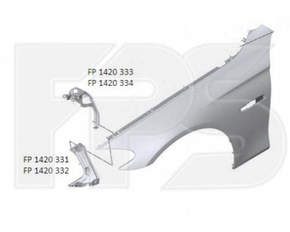 Кріплення металеве FPS Forma Parts System FP 1420 334