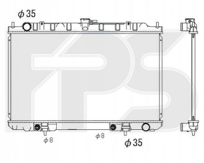 Радиатор охолодження FPS Forma Parts System FP 50 A75