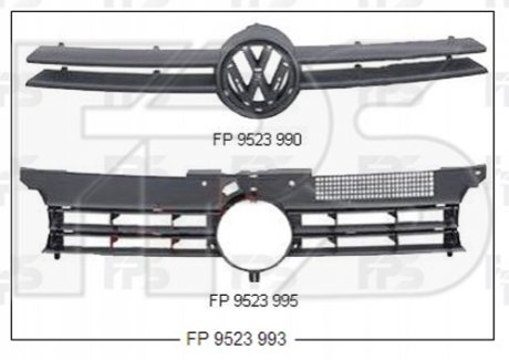 Решітка пластикова FPS Forma Parts System FP 9523 993