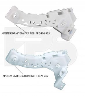 Кріплення бампера FPS Forma Parts System FP 3476 936