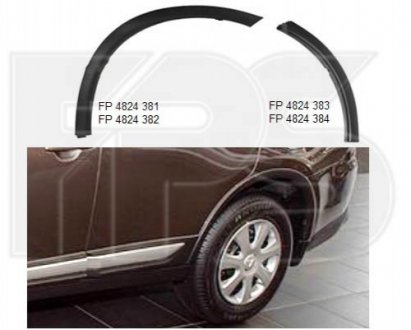 Накладка бампера FPS Forma Parts System FP 4824 384