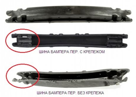 Шина бампера FPS Forma Parts System FP 1704 940