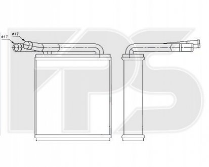 Радиатор пічки FPS Forma Parts System FP 32 N70