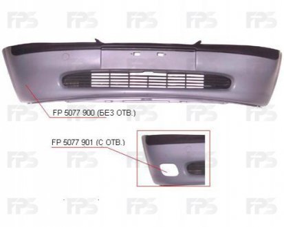 Бампер FPS Forma Parts System FP 5077 900
