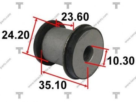 Втулка рейки рулевой toyota ipsum 01- Tenacity AAMTO1115