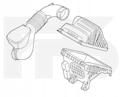 Корпус повітряного фільтра FPS Forma Parts System FP 3230 103