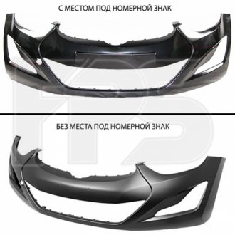 Бампер FPS Forma Parts System FP 3244 900