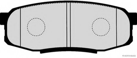Колодки тормозные дисковые задние TOYOTA LAND CRUISER 200 08- JAKOPARTS J3612038