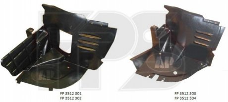 Решітка пластикова FPS Forma Parts System FP 3512 301