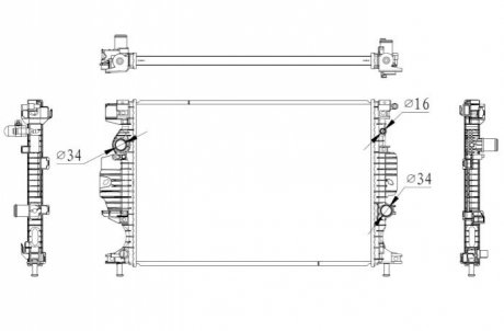Радиатор NRF 59284