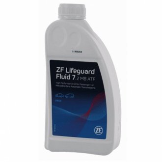 Масло Lifeguard Fluid 7.2 MB ATF для 7-ми ступенчатых АКПП ZF Friedrichshafen AG 5961.307.352 (фото 1)