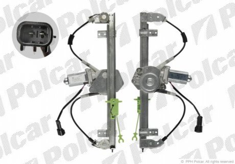 Склопідйомник електричний POLCAR 3035PSE2