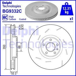 Гальмiвнi диски Delphi BG9332C