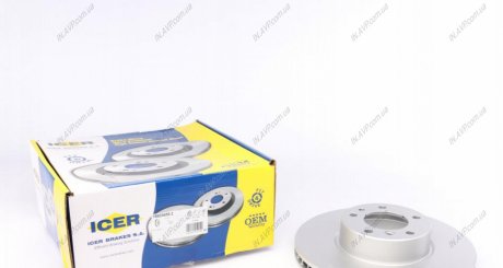 Диск гальмівний ICER 78BD5859-2 ICER Brakes 78BD58592