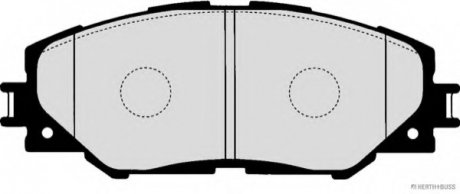Колодки тормозные дисковые передні LEXUS, TOYOTA JAKOPARTS J3602124