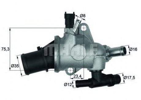 Термостат, охлаждающая жидкость MAHLE TI14283