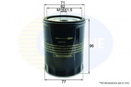 Масляный фильтр COMLINE EOF035 (фото 1)