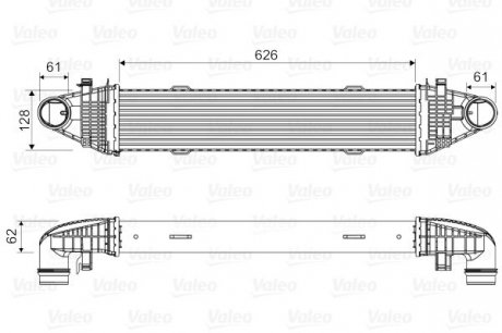 Радиатор наддуву Valeo 818616