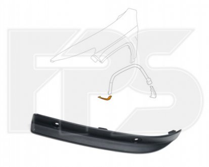 Брызговик пластиковый FPS Forma Parts System FP3805501