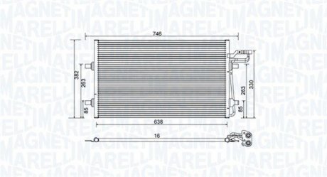 Skraplacz VOLVO VOLVO C30/S40/V50 Magneti Marelli 350203934000