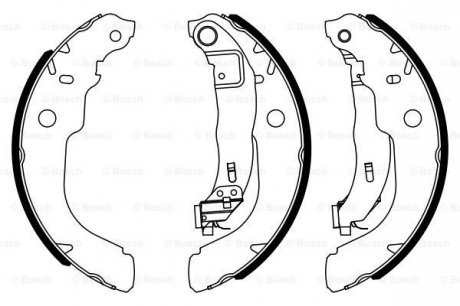 Барабаннi колодки BOSCH 0986487960