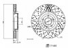 TARCZA HAMULC. MERCEDES C117 CLA AMG 13- PRZÓD BILSTEIN FEBI 171465 (фото 1)