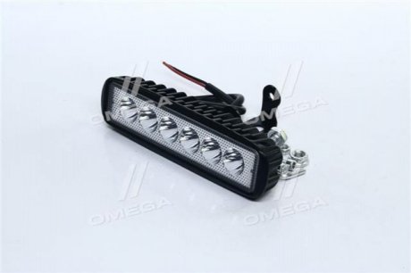 Фара LED дополнительная 12/24V, 6*3W,157*42*40mm <> TEMPEST TP-6340