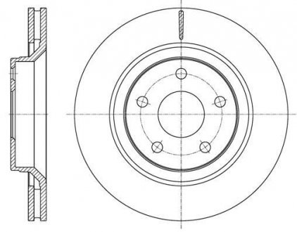 Гальмівний диск ROADHOUSE 61610.10 Road House 6161010