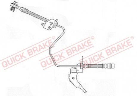 Тормозной шланг OJD Quick Brake 59959X (фото 1)