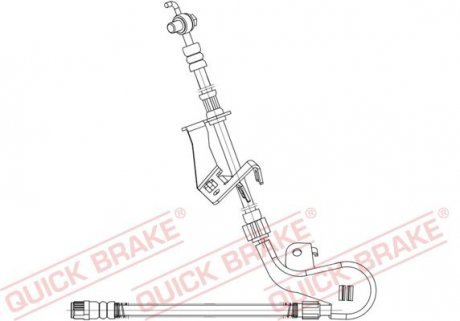 Гальмівний шланг QUICK BRAKE 58.887X OJD Quick Brake 58887X