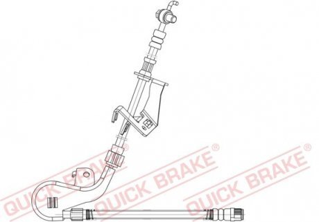 Гальмівний шланг QUICK BRAKE 58.875X OJD Quick Brake 58875X