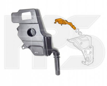 Бачок вмістом більш як 2 л FPS Forma Parts System FP1214101