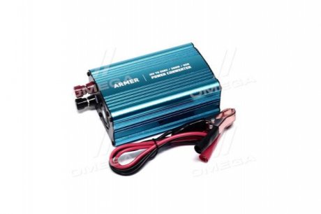 Перетворювач напруги 12V-220V/300W/USB/мод.хвиля <> ARMER ARM-PI300