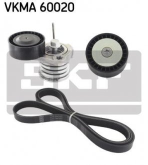 Поликлиновой ременный комплект SKF VKMA 60020