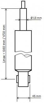 Амортизатор подвески KYB 3448025 (фото 1)