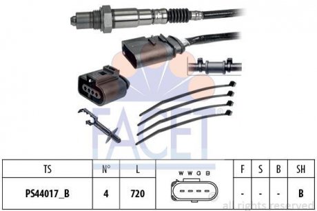 Лямбда-зонд A4/A6/ Fabia/Octavia/ Golf/Polo 1.0-4.5 95-10 Facet 108248