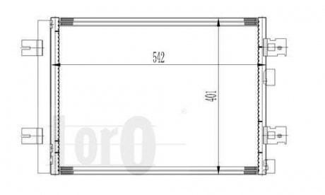 Конденсатор, кондиционер LORO DEPO 0420160027