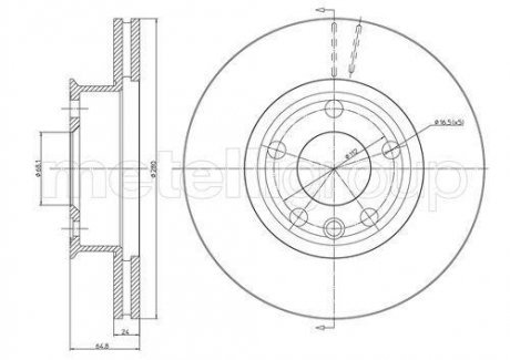 Тормозной диск CIFAM 800437