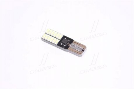 Лампа LED б/ц габарит,панель приборов, салон 12V T10(W5W) W2.1x9.5D 24SMD CANBUS N.P WHITE<> TEMPEST Tmp-L11183CW