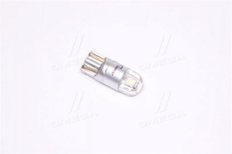 Лампа LED б/ц габарит,панель приборов, салон 12V T10 (W5W) w2.1x9.5d 2SMD N.P WHITE <> TEMPEST Tmp-L11203HW