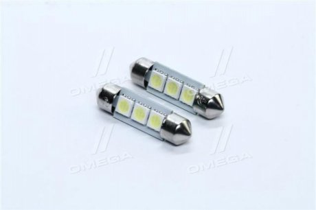 Лампа LED софитная C5W 24V T11x36-S8.5 (3 SMD size5050)2шт. блистер <> TEMPEST TP-210T11-24V (фото 1)