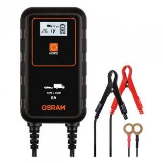 Умные зарядные устройства и приспособления для обслуживания с многоступенчатым циклом зарядки 8 Amps OSRAM OEBCS908